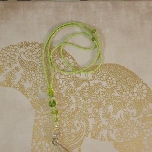 Handmade Beaded ID Lanyard